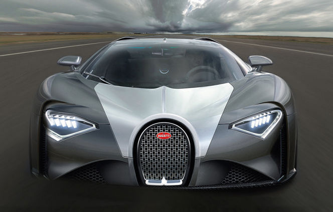 Bugatti Chiron frontal