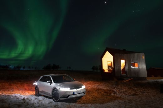 Hyundai IONIQ en el ártico V2L 2