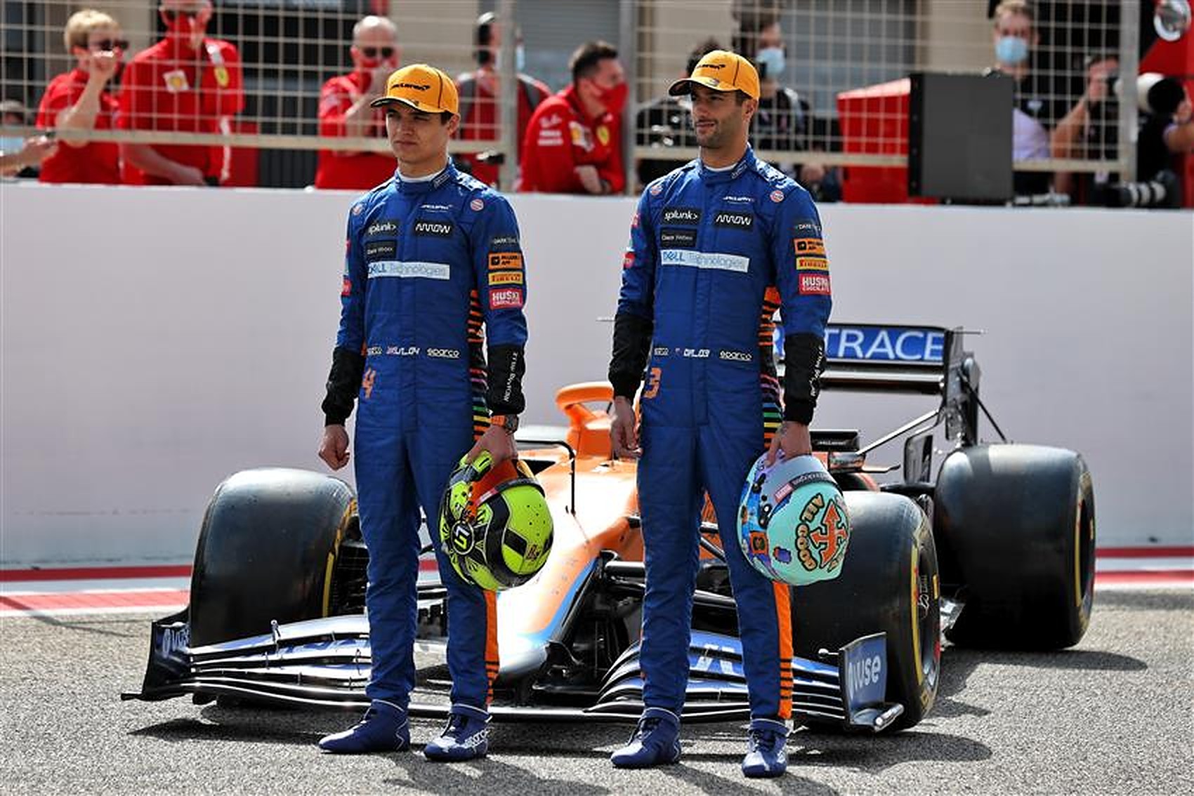 Lando Norris y Daniel Ricciardo