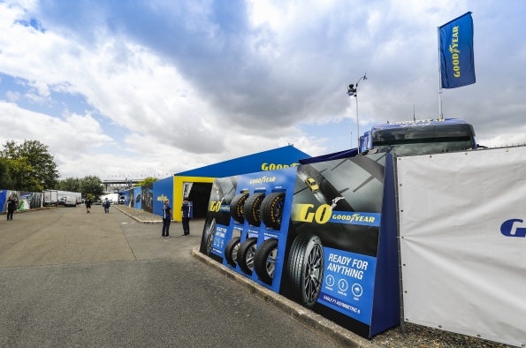 Le Mans logística de neumáticos 2
