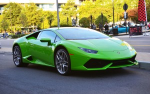 Lamborghini Huracán verde