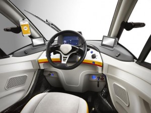 Shell concept car ultra eficiente interior