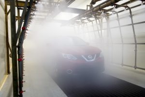 Nissan pruebas de agua