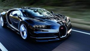 Bugatti Chiron negro