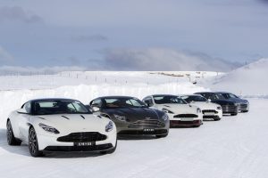 Aston Martin on ice Hokkaido